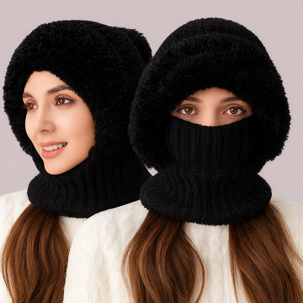 ArctenCozy 3-in-1 Winter Balaclava Hat Scarf Mask